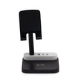 BASE DE CARREGAMENTO COM SUPORTE CELULAR E LUMINÁRIA
