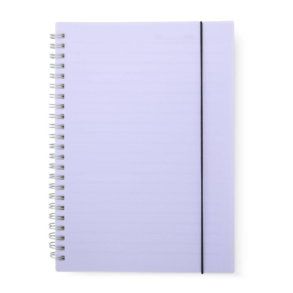 CADERNO A5 PLÁSTICO
