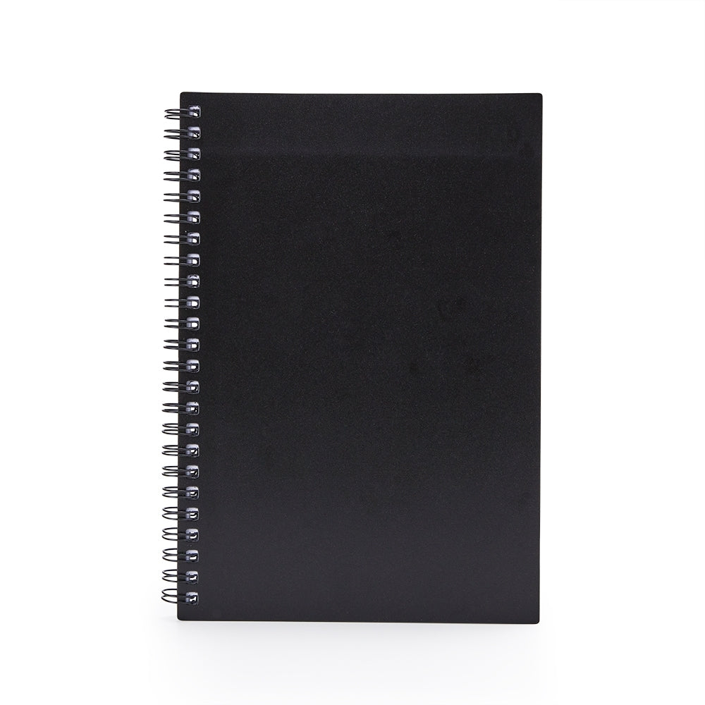 CADERNO A5 PLÁSTICO