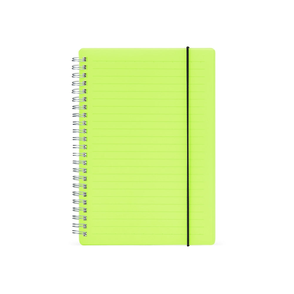 CADERNO COM CAPA PLÁSTICA