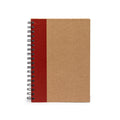 CADERNO CAPA KRAFT LAMINADA