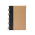 CADERNO CAPA KRAFT LAMINADA