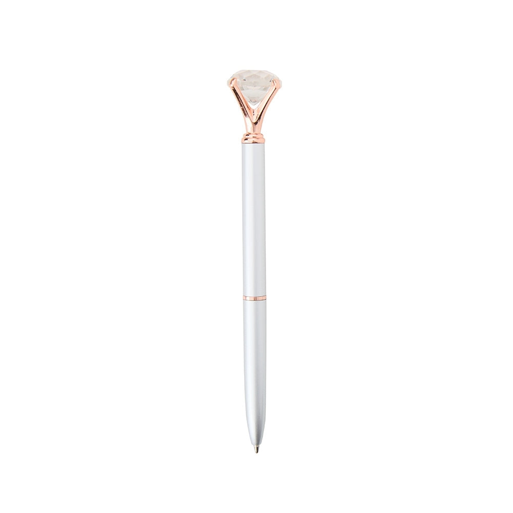 CANETA METAL DIAMANTE