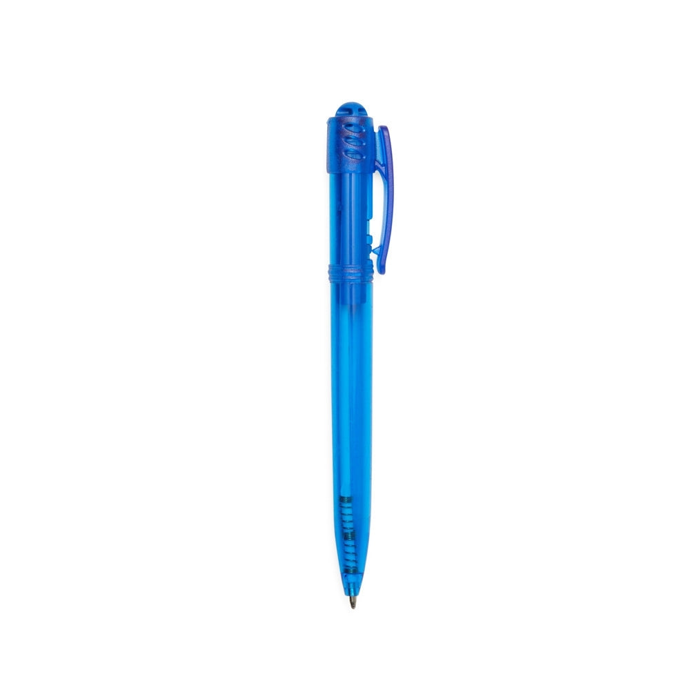 CANETA PLASTICA TRANSLUCIDA