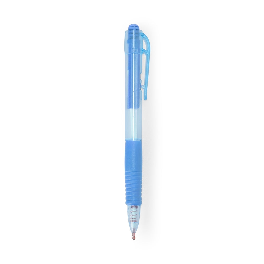 CANETA PLASTICA TRANSLUCIDA
