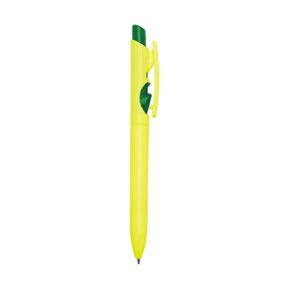 CANETA PLÁSTICA LEITOSA