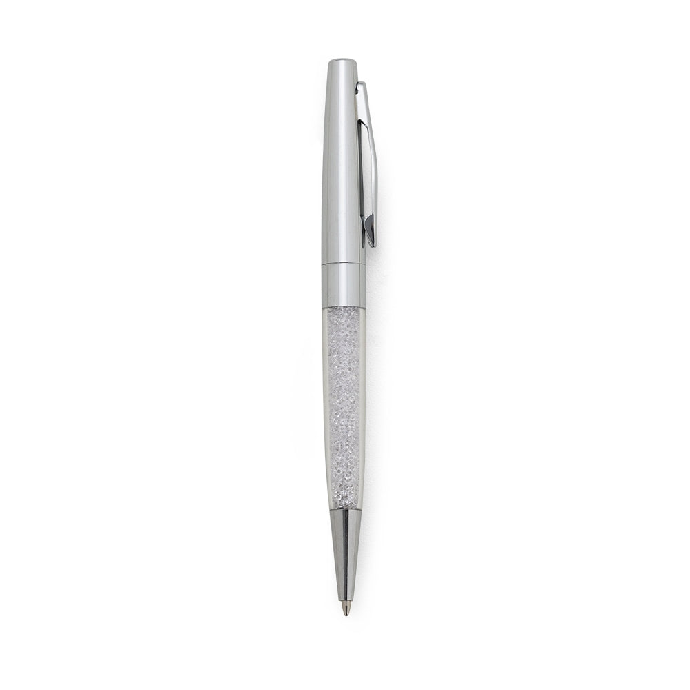 CANETA SEMI - METAL CRISTAIS