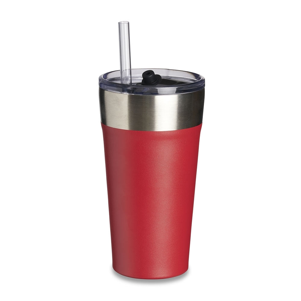 COPO TÉRMICO C/ CANUDO 500ML