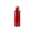 GARRAFA ALUMÍNIO 500ML TAMPA BAMBU