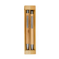 KIT ECOLÓGICO CANETA E LAPISEIRA BAMBU