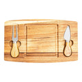 KIT QUEIJO 2 PÇS + TÁBUA QUADRADA