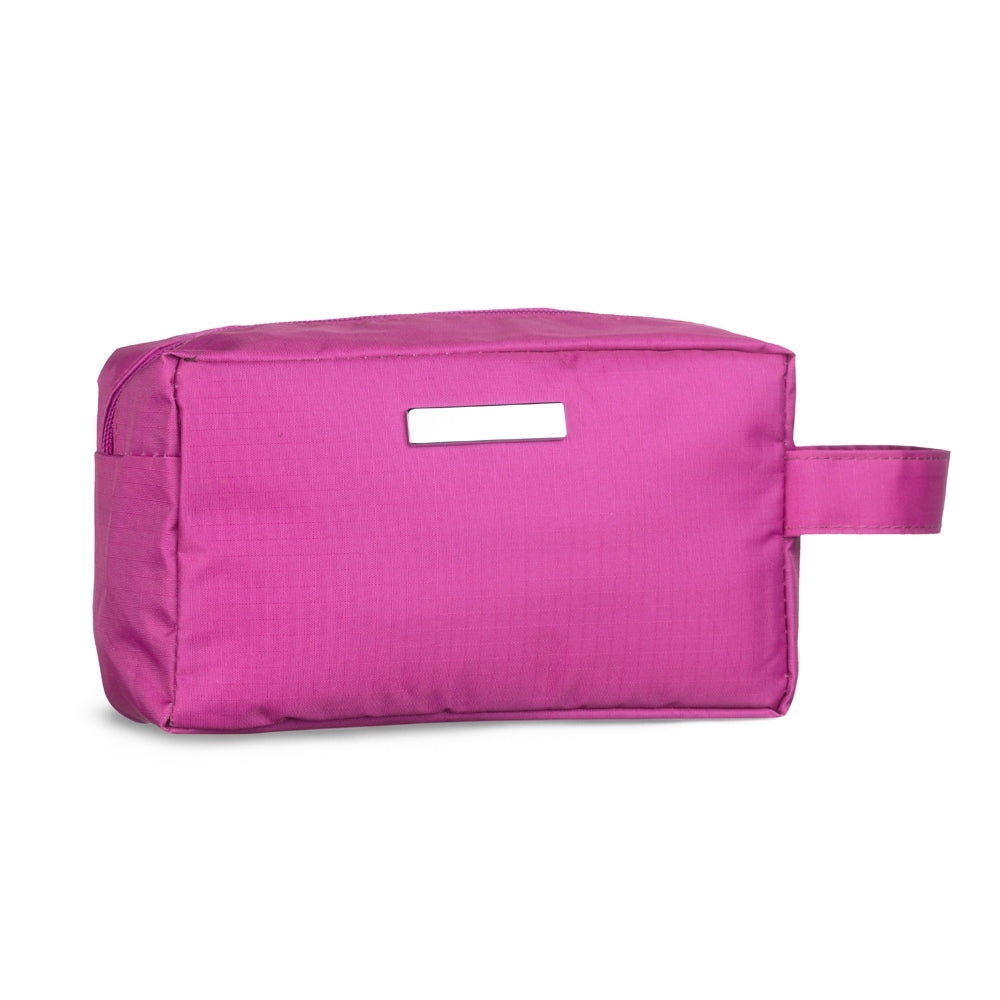 NECESSAIRE PVC IMPERMEÁVEL C/ PLAQUINHA